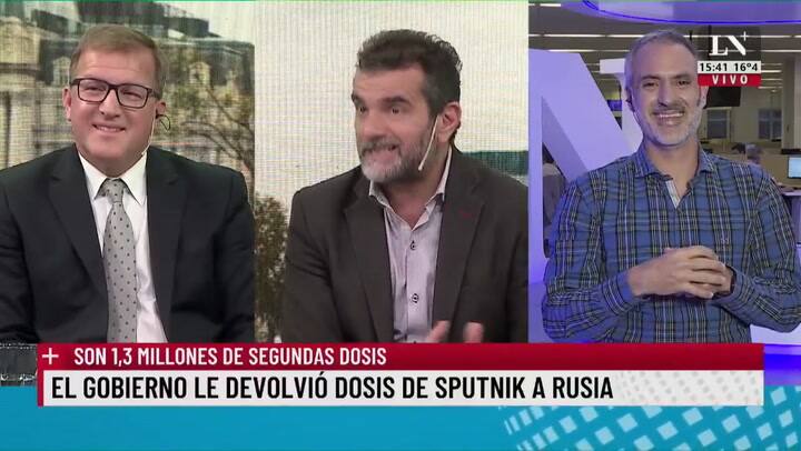 El gobierno le devolvió dosis de Sputnik V a Rusia