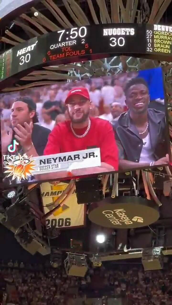 La NBA presentó a Neymar e ignoró a Vinicius