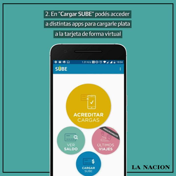 Cómo cargar la SUBE con el celular