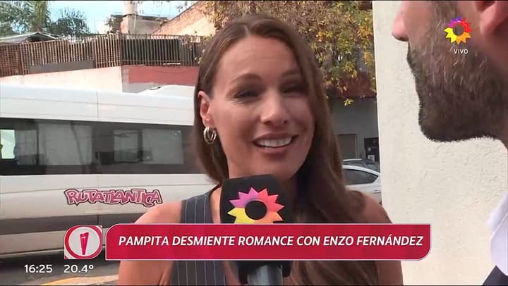 Pampita habló de los rumores de romance con Enzo Fernández