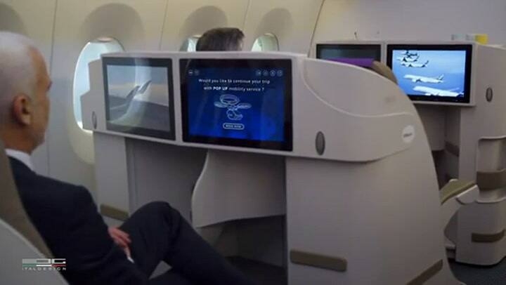 El convertible Airbus PopUp Next - Fuente: YouTube