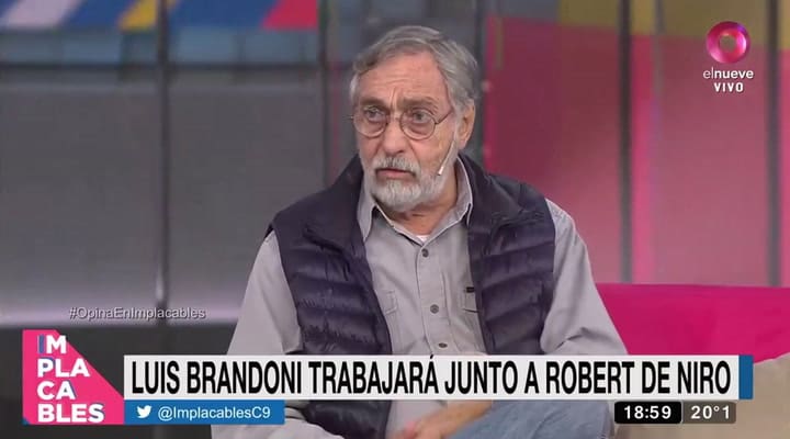 Luis Brandoni soprendió al contar cuando Robert De Nito lo invitó a pasar Nochebuena a su casa