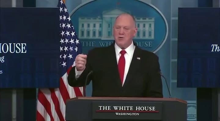Tom Homan critica a la Administración Biden por sus políticas migratorias