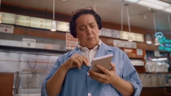 Super Bowl revive una icónica escena de Cuando Harry conoció a Sally y reúne al elenco original (YouTube Hellmann's Waitress Teaser)