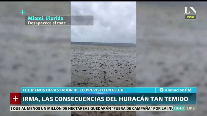 Los llamativos sucesos que ocurrieron durante el huracán Irma