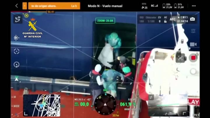 El desembarco de los pasajeros del MV Hondius