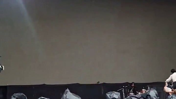 El video que se proyectó durante el show de Dum Chica en el Lollapalooza