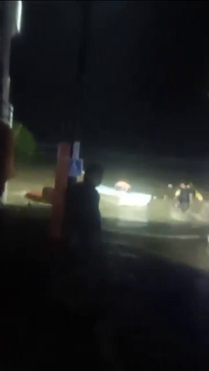 El oleaje en Acapulco