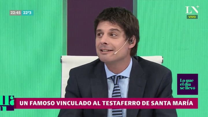 Mario Pergolini figura en una empresa ligada al presunto testaferro de Santa María