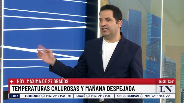 Temperaturas calurosas y manana despejada