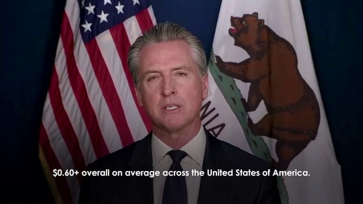 Newsom cruzó a Trump por los impactos de la guerra en Irán