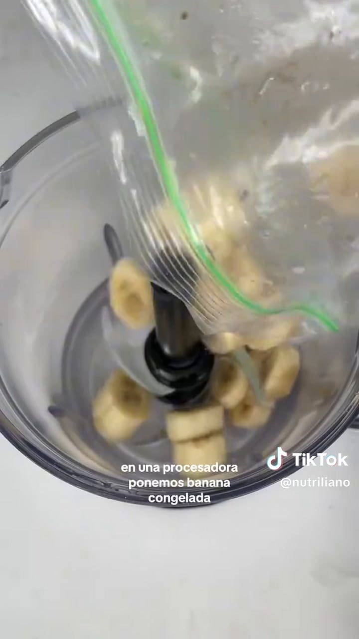 Helado de banana split