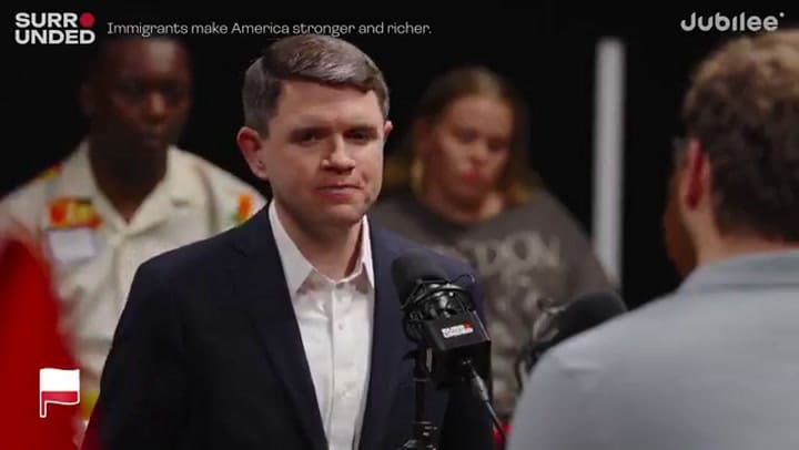 James Talarico defendió a los migrantes indocumentados