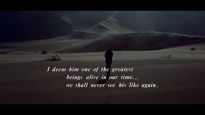 Trailer de Lawrence de Arabia