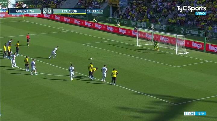 3-0 Paredes. Arg-Ecu