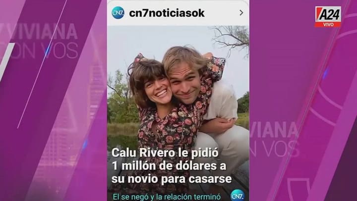 Viviana Canosa apuntó contra Calu Rivero