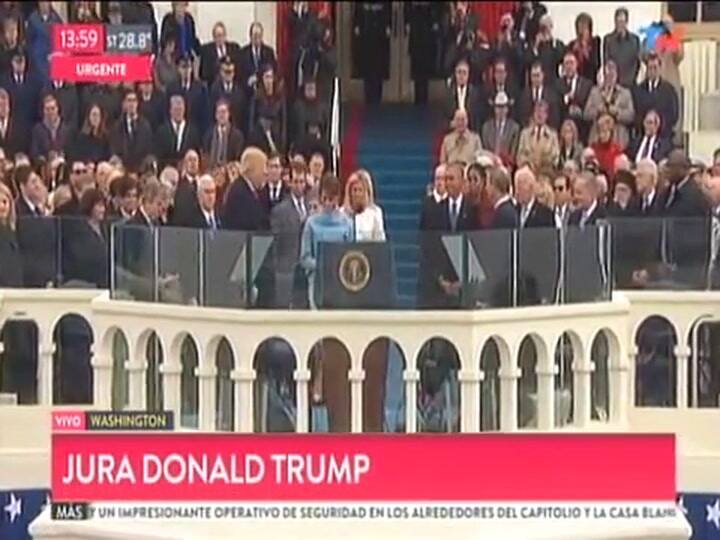 Discurso de asunción de Donald Trump - Fuente TN