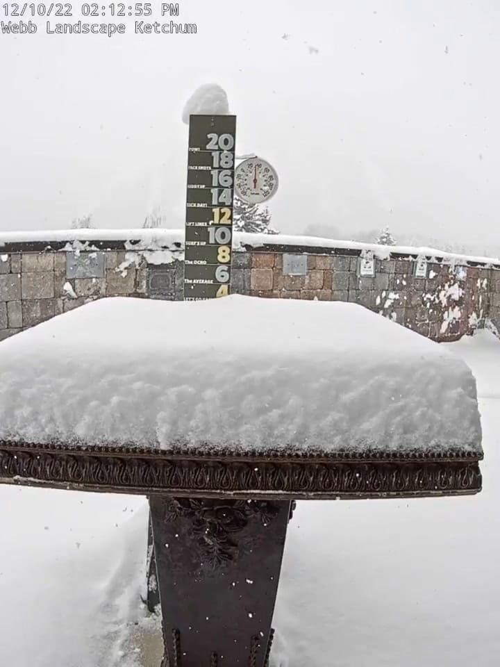 Captan niveles de intensa tormenta de nieve