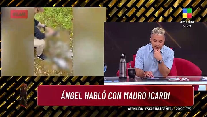Mauro Icardi filtro un video de Wanda Nara de caceria