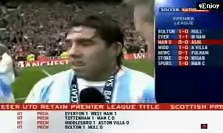 Very difficult', la frase icónica que lanzó Tévez en Manchester y volvió a ser tendencia