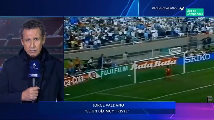 La emoción de Valdano al recordar a Maradona - Fuente: Movistar