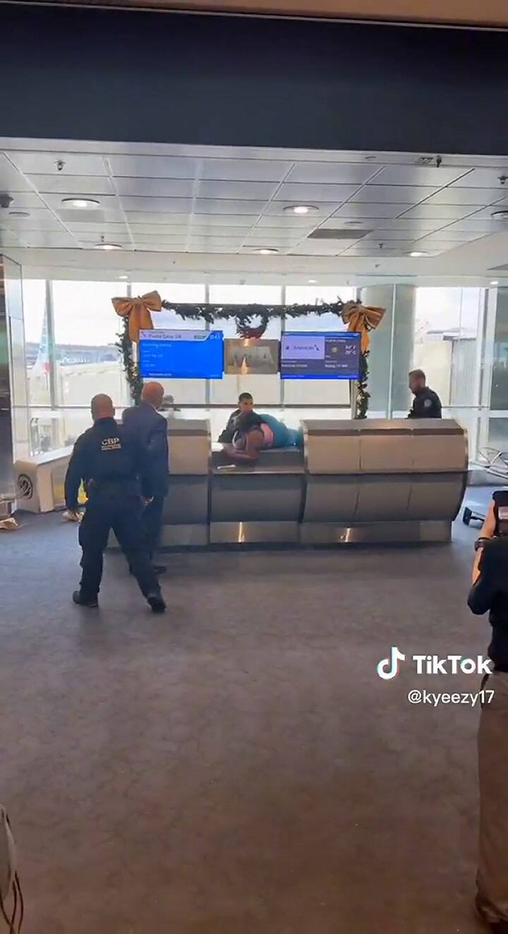 Policías detienen a mujer que causó destrozos en Aeropuerto de Miami