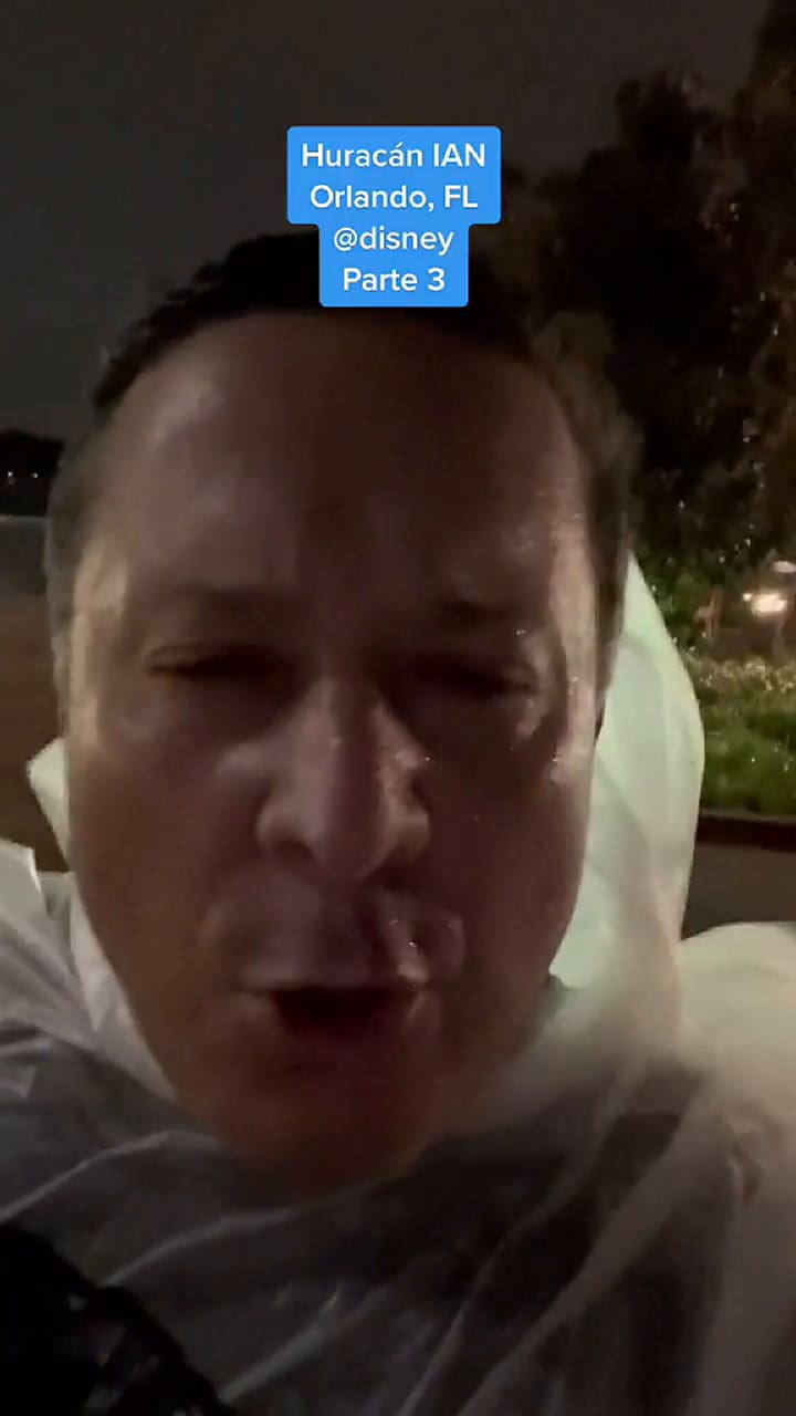 Reporte desde la llegada del huracán Ian a Disney Florida