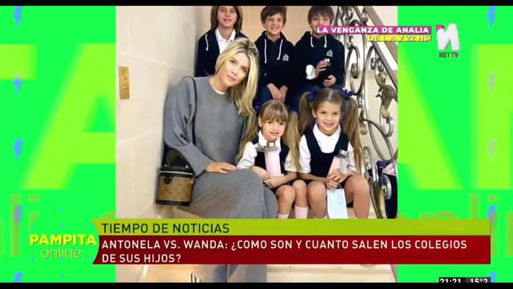 Wanda Nara paga más de 30.000 euros anuales por el colegio de cada uno de sus hijos en París