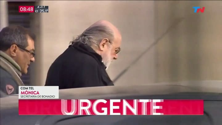 El llanto de Mónica, la secretaria de Claudio Bonadio - Fuente: TN