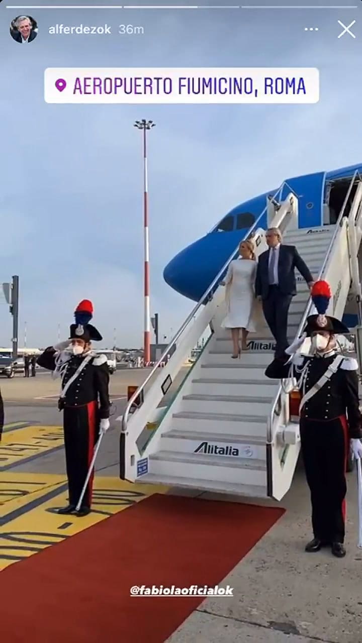 Alberto llega a Roma