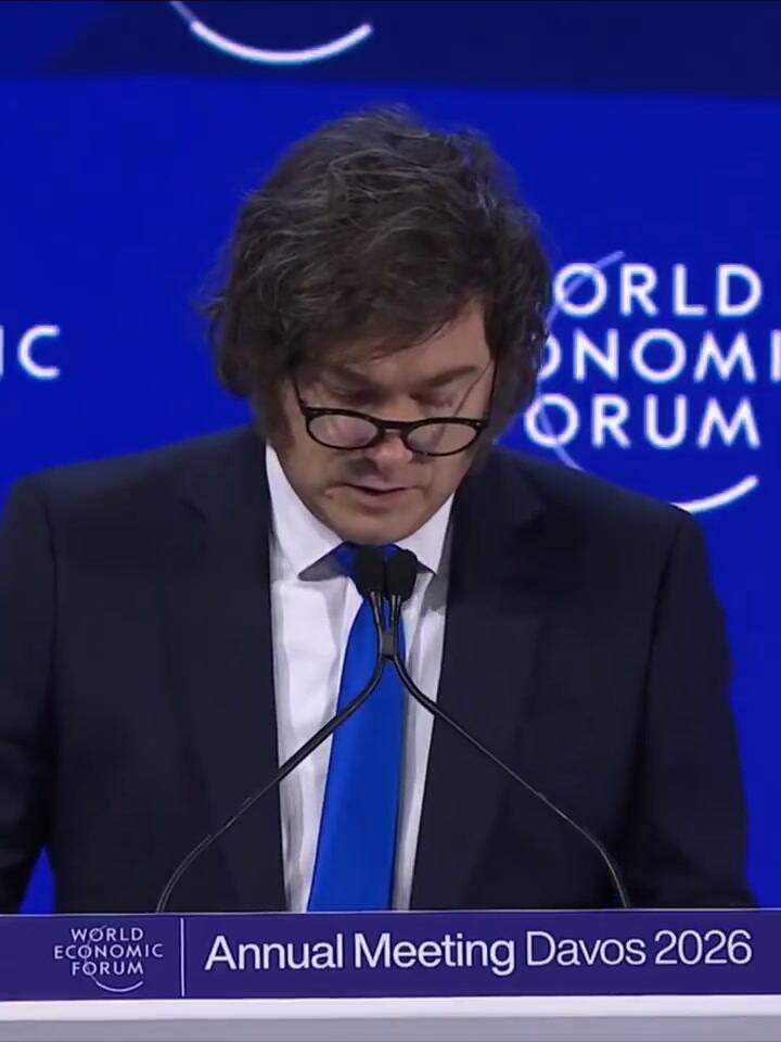 “Maquiavelo ha muerto”: Javier Milei en Davos