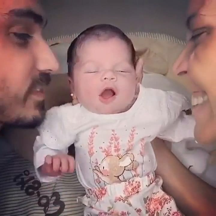 El tierno video con el que Virginia Gallardo presentó a su hija - Fuente: Instagram