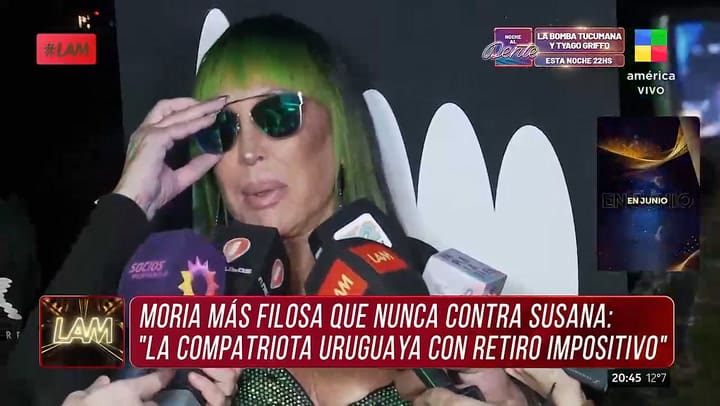 Moria Casan y su fuerte comentario sobre Susana Gimenez