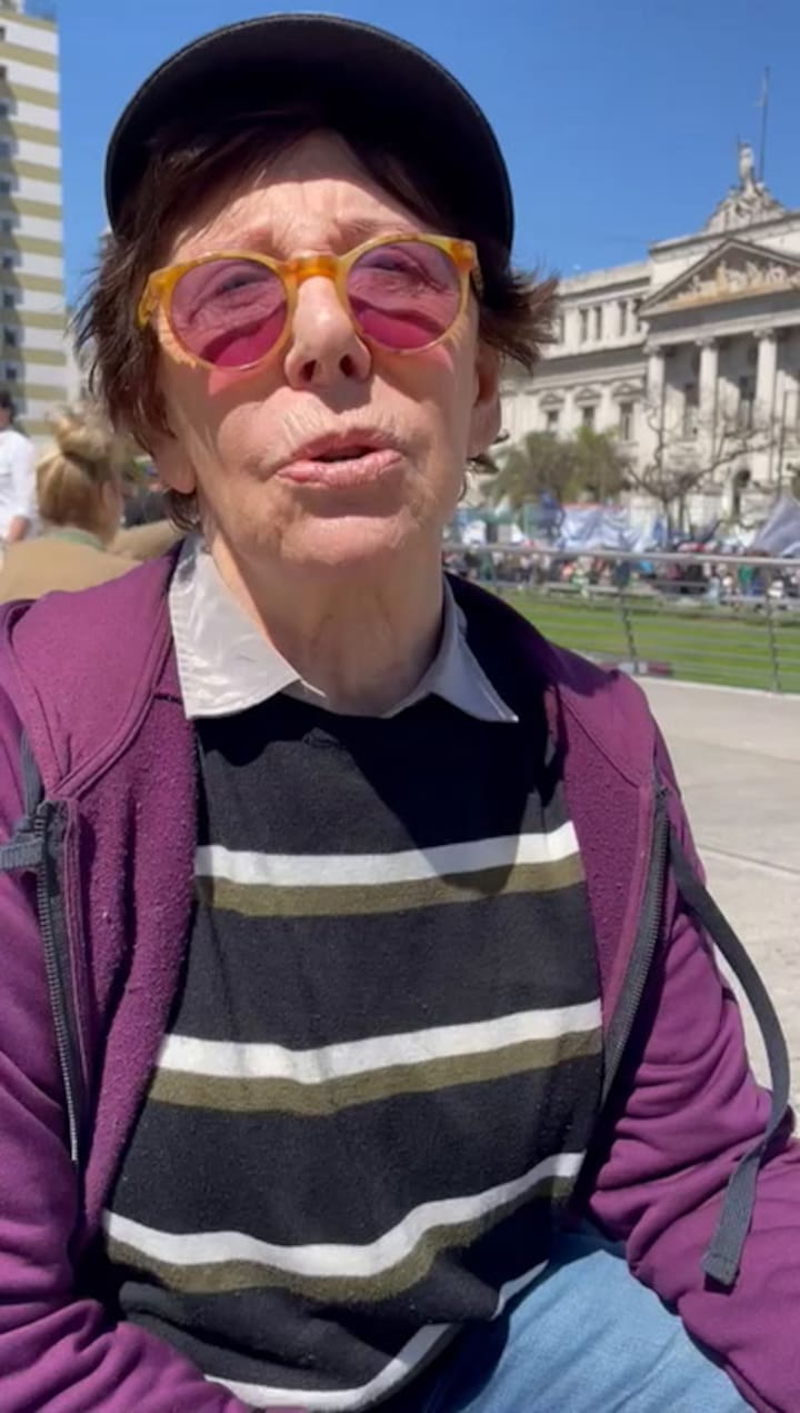 Testimonio marcha universitaria