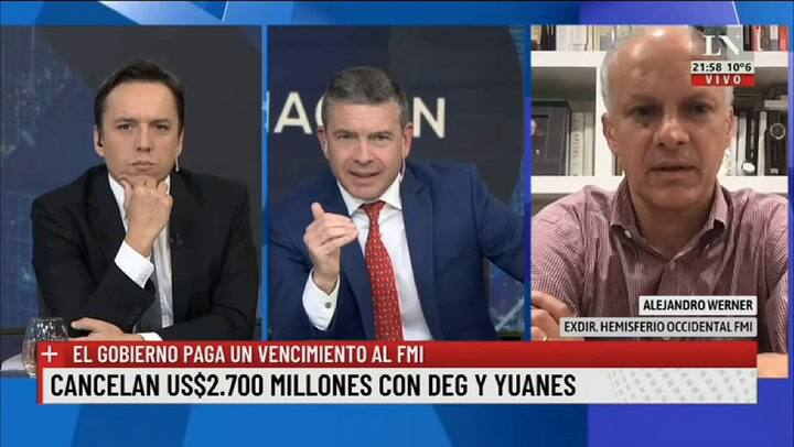 El exdirector del FMI Alejandro Werner, en LN+