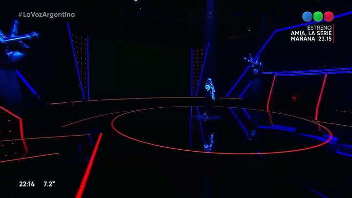 La presentación de Aimé Sali en La Voz
