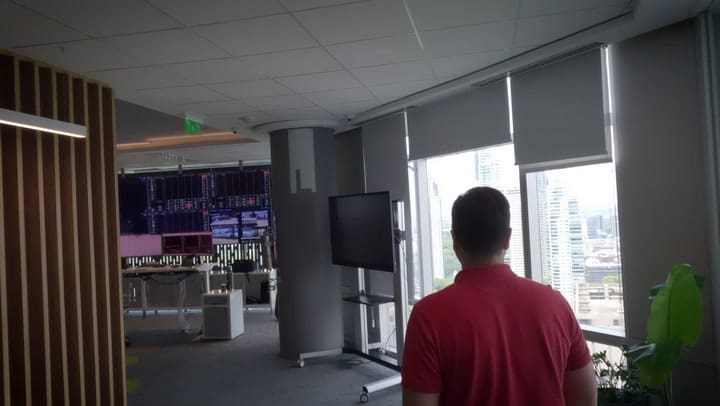 Centro de monitoreo de Vaca Muerta en la Torre YPF