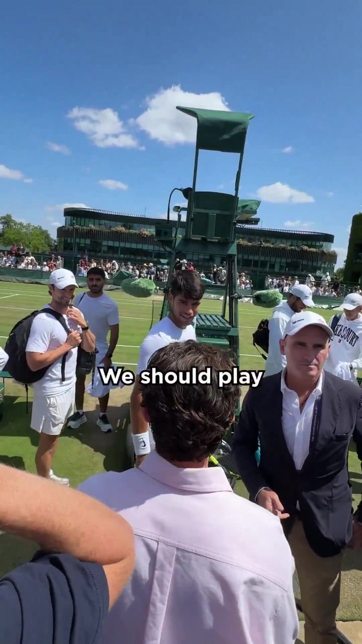 Tom Holland y Carlos Alcaraz