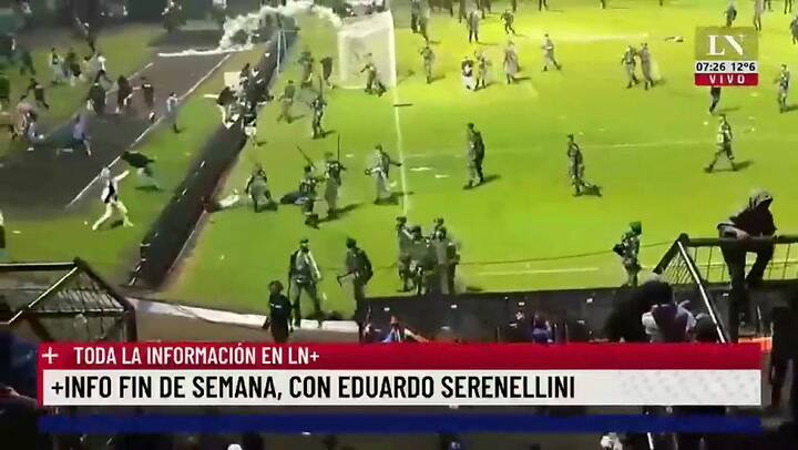 Tragedia en Indonesia: Hay al menos 174 muertos por disturbios en un partido de fútbol