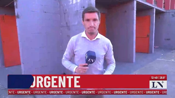 Recorrida por la cancha de Independiente