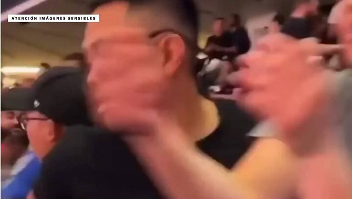 Pelea en estadio de EE.UU.