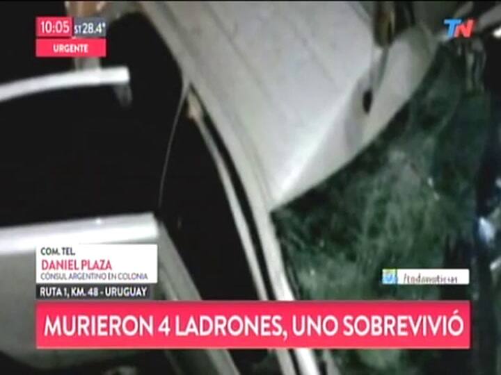 Accidente fatal en Uruguay: murió una familia argentina en una persecución policial