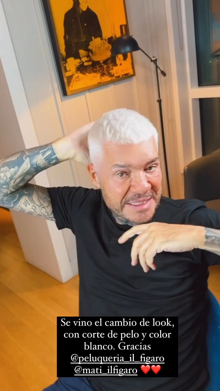 Marcelo Tinelli renovó radicalmente su look y sorprendió a todos