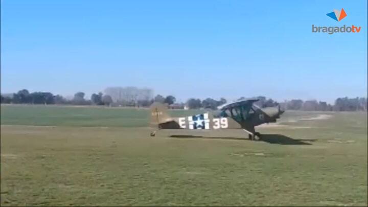 Choque de avionetas en Bragado