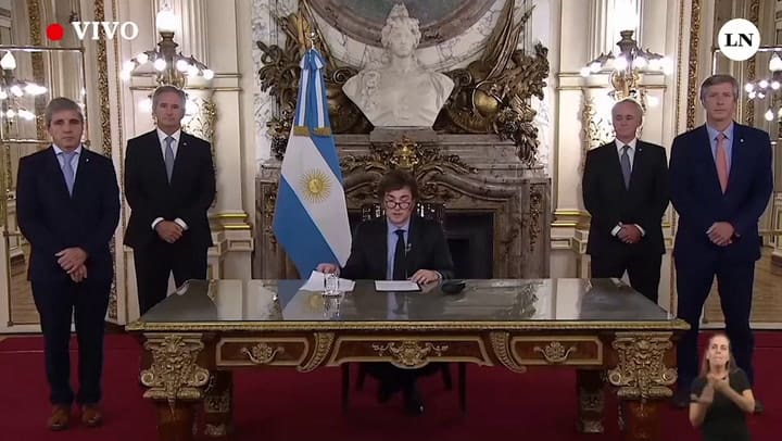 Milei Cadena Nacional Fragmento