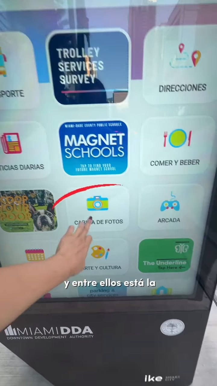 El sistema funciona también como puntos de Wi-Fi gratuito para los usuarios