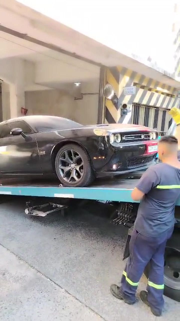 El auto estaba en una cochera de Monserrat