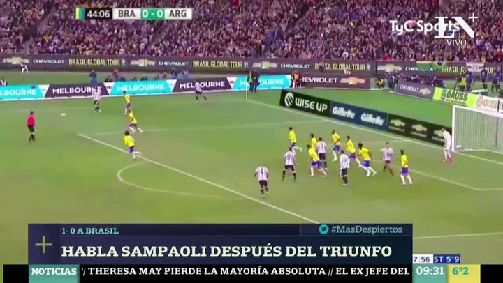 La palabra de Sampaoli, tras el triunfo de la Selección