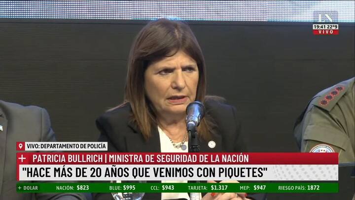 Patricia Bullrich La Mayoría De La Gente Decidió No Concurrir A La Marcha