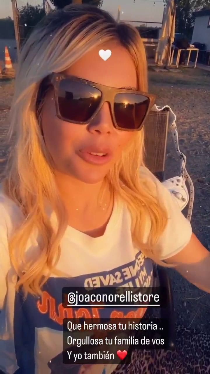 Wanda Nara le dejó un mensaje a un emprendedor argentino